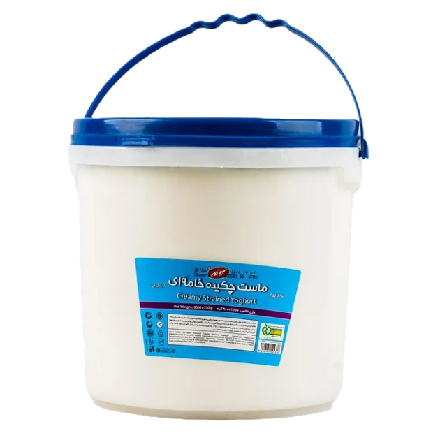 ماست چکیده پرچرب سطلی فله (9 کیلو گرمی)